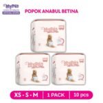 OH MY PET Female Diapers - Popok Anjing Kucing Betina XS10 S10 M10