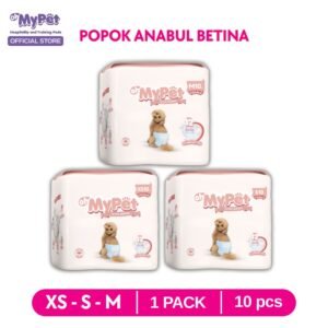 OH MY PET Female Diapers - Popok Anjing Kucing Betina XS10 S10 M10